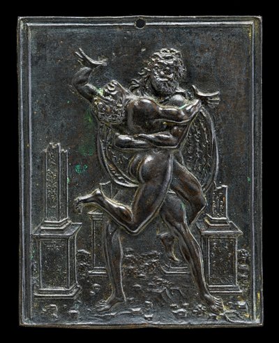 Hércules e Anteu de Moderno