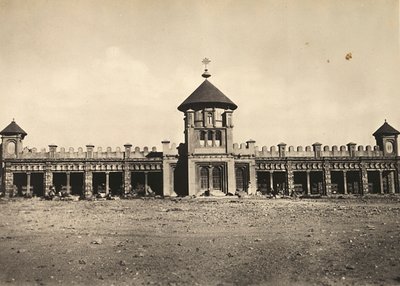 Construir um Império na era fascista: uma igreja abissínia de Asmara, 09/05/1936 (foto a p/b) de Modestino Baldinetti