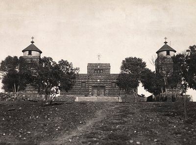 Construir um Império na era fascista: uma igreja abissínia de Asmara, 09/05/1936 (foto a p/b) de Modestino Baldinetti