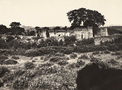 Construir um Império na era fascista: o Castelo do Rei Fasiladas em Gondar, Etiópia, 09/05/1936 (foto a p/b) de Modestino Baldinetti