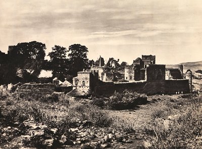 Construir um Império na era fascista: o Castelo do Rei Fasiladas em Gondar, Etiópia, 09/05/1936 (foto a p/b) de Modestino Baldinetti