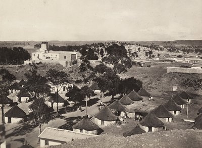 Construir um império na era fascista: o bairro indígena de Asmara, 09/05/1936 (foto a p/b) de Modestino Baldinetti