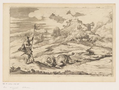 Paisagem com George e o dragão
Landscapes after Titian (título da série) de Moise Jean Baptiste Fouard