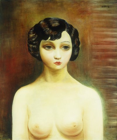 Busto de uma jovem mulher; Buste de Jeune Femme de Moise Kisling