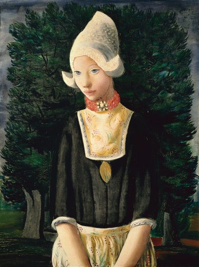 Mulher holandesa (óleo sobre tela) de Moise Kisling