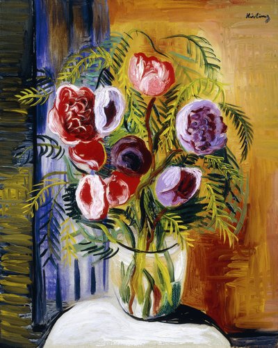 Flores num vaso de Moise Kisling