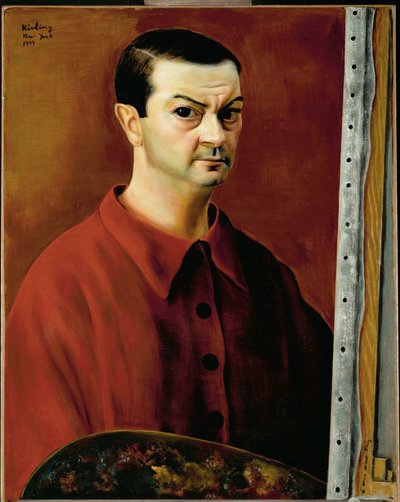 Moise Kisling, autorretrato (óleo sobre tela) de Moise Kisling