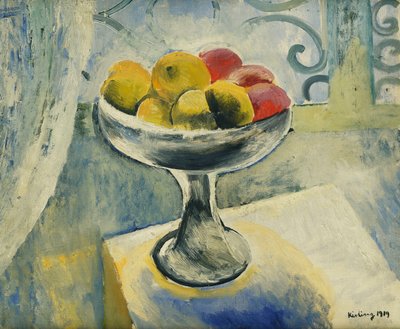 Natureza morta com maçãs; Nature Morte aux Pommes de Moise Kisling