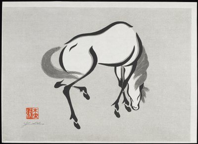 Cavalo (A) de Mokuchu Urushibara
