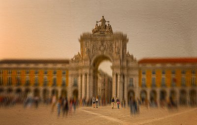 Arco de Lisboa na Hora Dourada de Molly Fu APA