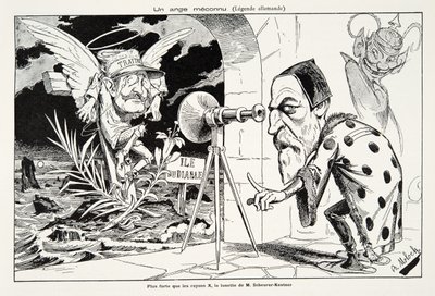 Um Anjo Desconhecido (Lenda Alemã), de História da Terceira República, Vol. I, História Política, pub.1933 (litho) de Moloch