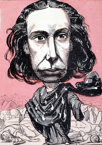 Louise Michel (1830-1905) de Moloch - no "Trombinoscópio" do século XIX. de Moloch