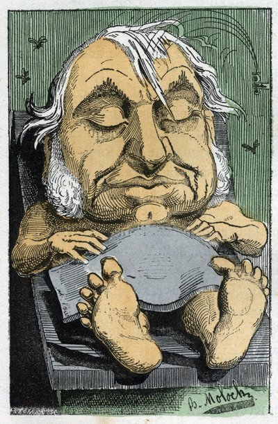 Retrato de Eugene Rouher (1814-1884), político francês de Moloch