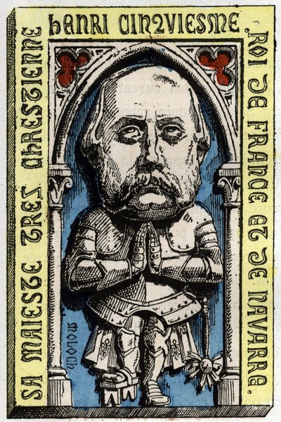 Retrato de Henri Charles Ferdinand Marie Dieudonne d