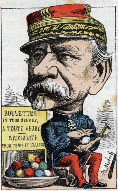 Retrato de Jean Joseph Frederic Albert Farre (1816-1887), um soldado francês, foi nomeado general em 1870 e ministro da guerra. de Moloch