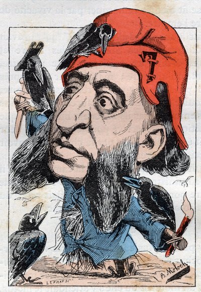 Retrato de Jules Ferry (1832-1893), político francês de Moloch