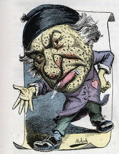 Retrato de Louis Veuillot (1813-1883), jornalista e escritor francês de Moloch