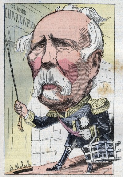 Retrato de Patrice de Mac Mahon, Marechal de França em 1859, Duque de Magenta (1808-1893) Presidente da República de 1873 a 1879 de Moloch