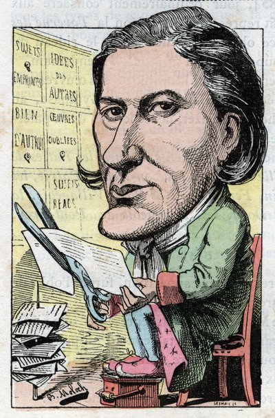 Retrato de Victorian Sardou (1831-1908), dramaturgo francês de Moloch