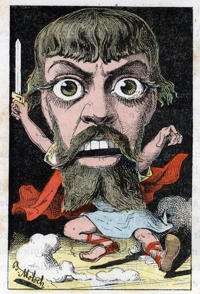 Retrato do Ator Mount-Sully (Jean Sully Mounet, Mounet Sully de Moloch