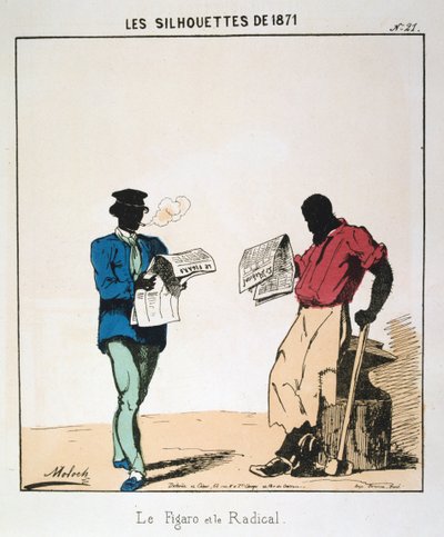 Le Figaro e Radical, 1871 de Moloch