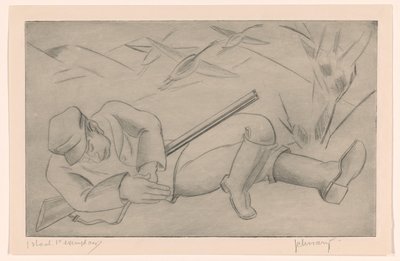 Caçador adormecido de Mommie Schwarz (signed by artist)