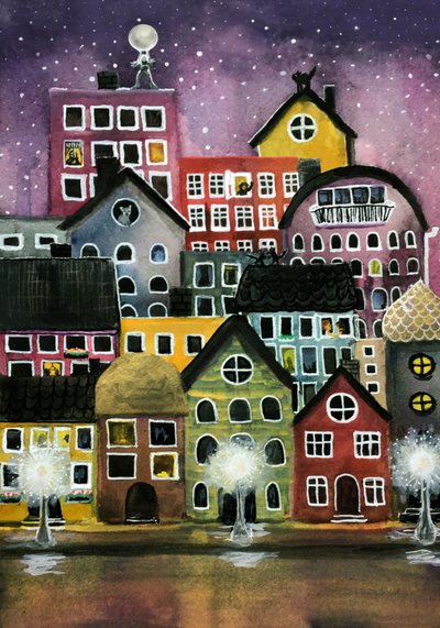 Noite Fantasiosa na Cidade de Monica Lindblom