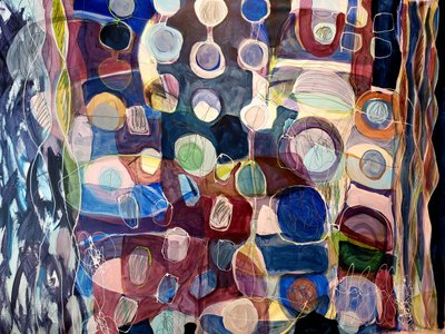 Formas orgânicas vibrantes de Monika Riethmueller