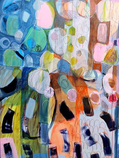 Formas orgânicas vibrantes de Monika Riethmueller