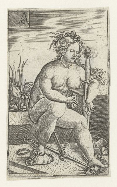 Justiça (Justitia) de Monogrammist AC