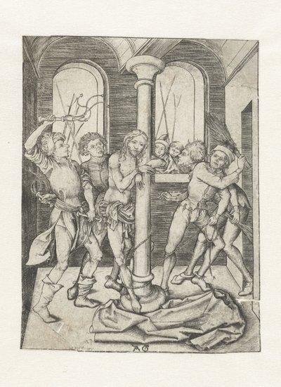 A flagelação de Cristo
História de paixão (título da série) de Monogrammist AG