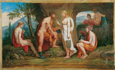 Alemão: Perseus und die Nymphen Perseus and the Nymphs de Monogrammist A. P.