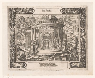Juventude sob a influência de Apollo
Jeunesse (título sobre o objecto)
Sete Idades do Homem (título da série)
Les Figvres Et Povrtraictz Des Sept Aages De L