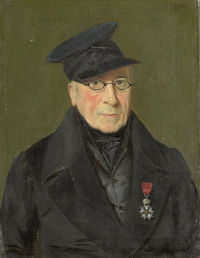 Pieter Janson (1765-1851). Pintor e gravador, maior parte dos cuirassiers fora de serviço de Monogrammist HK (Nederland)
