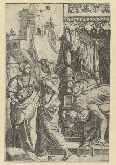 Judith com a cabeça de Holofernes de Monogrammist RR