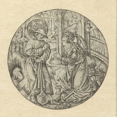 Cristo aparece a Maria Madalena
Noli me tangere de Monogrammist S