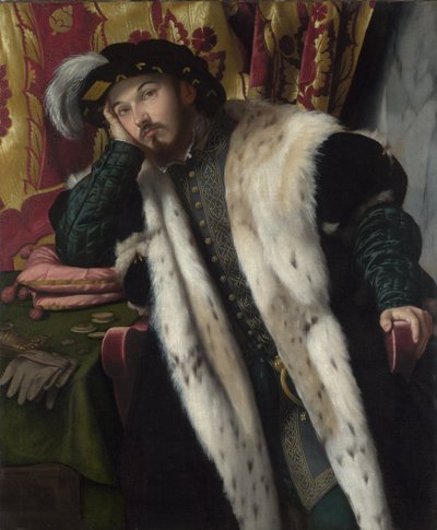 Retrato de um jovem, c.1540 de Moretto da Brescia