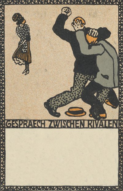 Conversa entre Rivais Conversa entre Rivais, 1907. de Moritz Jung