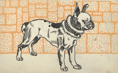 Pit Bull Terrier, 1912. de Moritz Jung