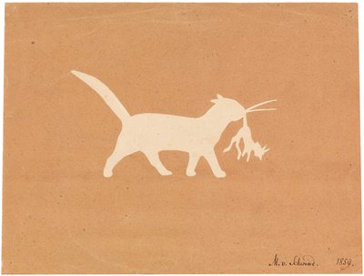 Gato diabinho, 1859. de Moritz Ludwig von Schwind