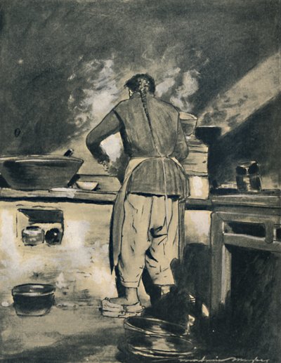 Cozinheiro chinês, 1903 de Mortimer L Menpes