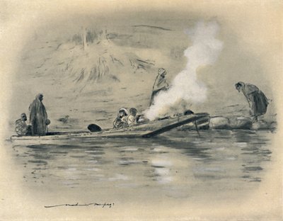 Família da tribo nômade, 1903 de Mortimer L Menpes