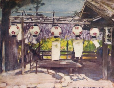 Sol e lanternas, c1887, 1901 de Mortimer L Menpes