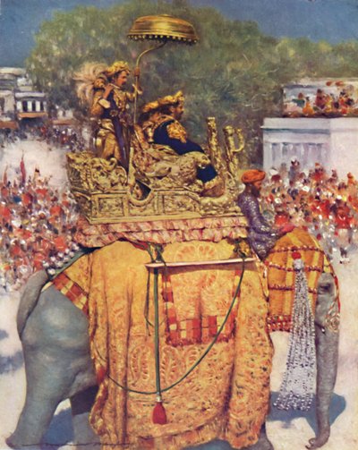 Entrada do Estado: Um Maharaja Distinto, 1903 de Mortimer L Menpes