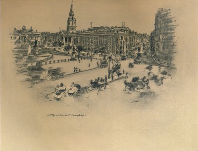 Praça Trafalgar, 1903 de Mortimer L Menpes