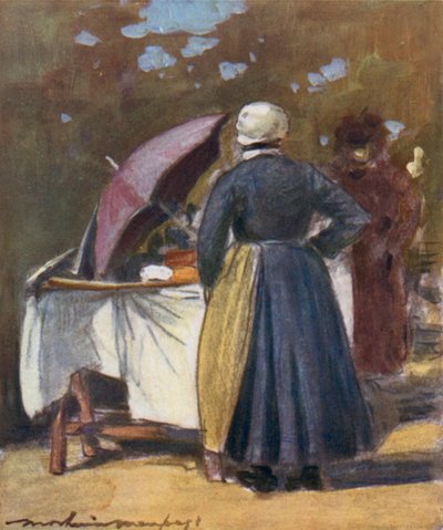 Uma tenda de bolo de Mortimer Ludington Menpes