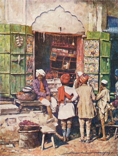 Uma barraca popular, 1905 de Mortimer Ludington Menpes