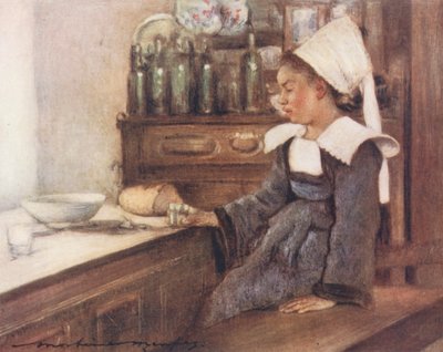 Dejeuner (litografia a cores) de Mortimer Ludington Menpes