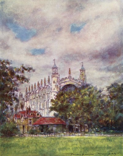 Capela de Eton, dos campos de Mortimer Ludington Menpes