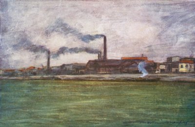 Chaminés da fábrica de Mortimer Ludington Menpes